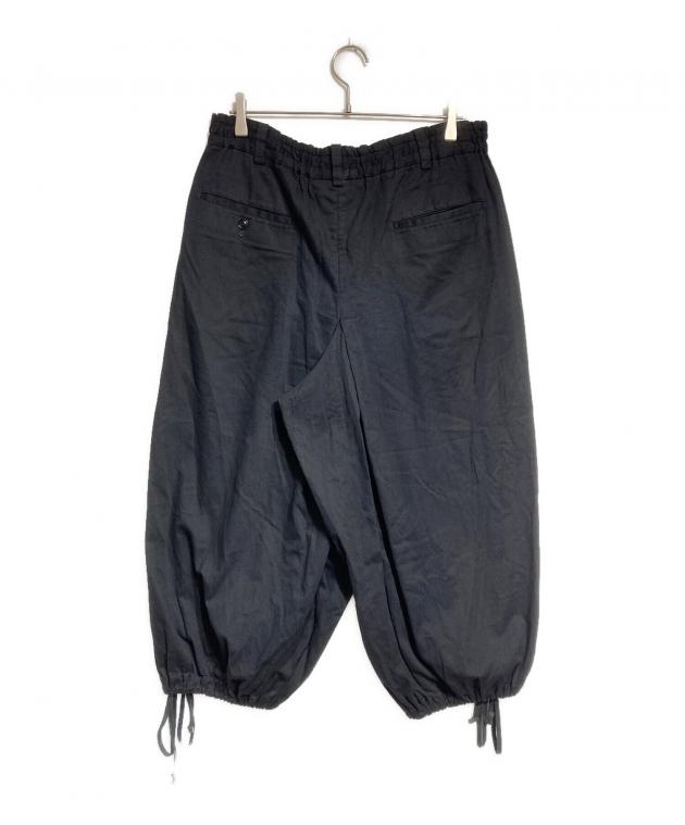 中古・古着通販】s'yte (サイト) ツイルハカマバルーンパンツ ブラック