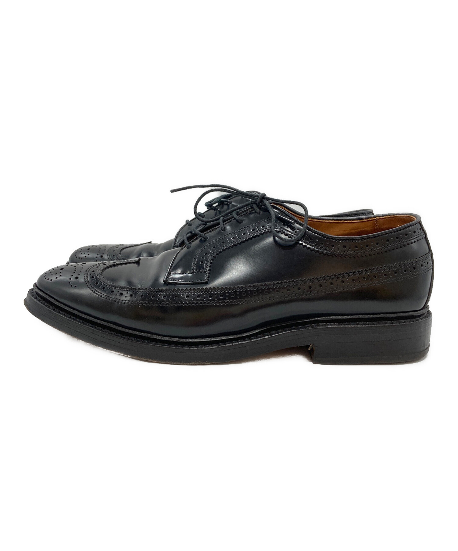 e*様 【再値下げ】Allen Edmonds スエード ウィングチップ ネイビ 中古・古着通販】Allen Edmonds (アレン エドモンズ) MacNeilウィング