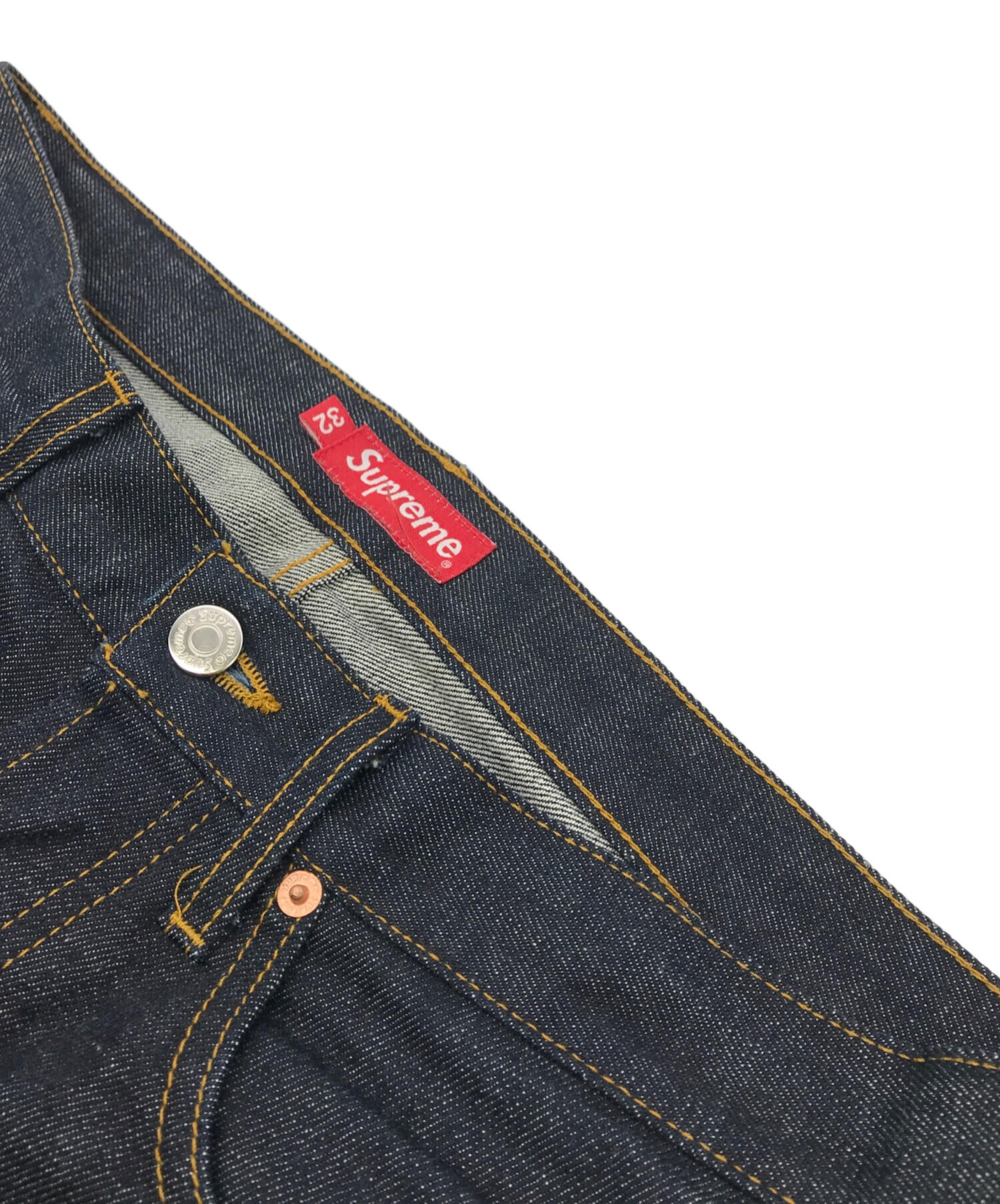 中古・古着通販】Supreme (シュプリーム) RIGID SLIM JEANS インディゴ