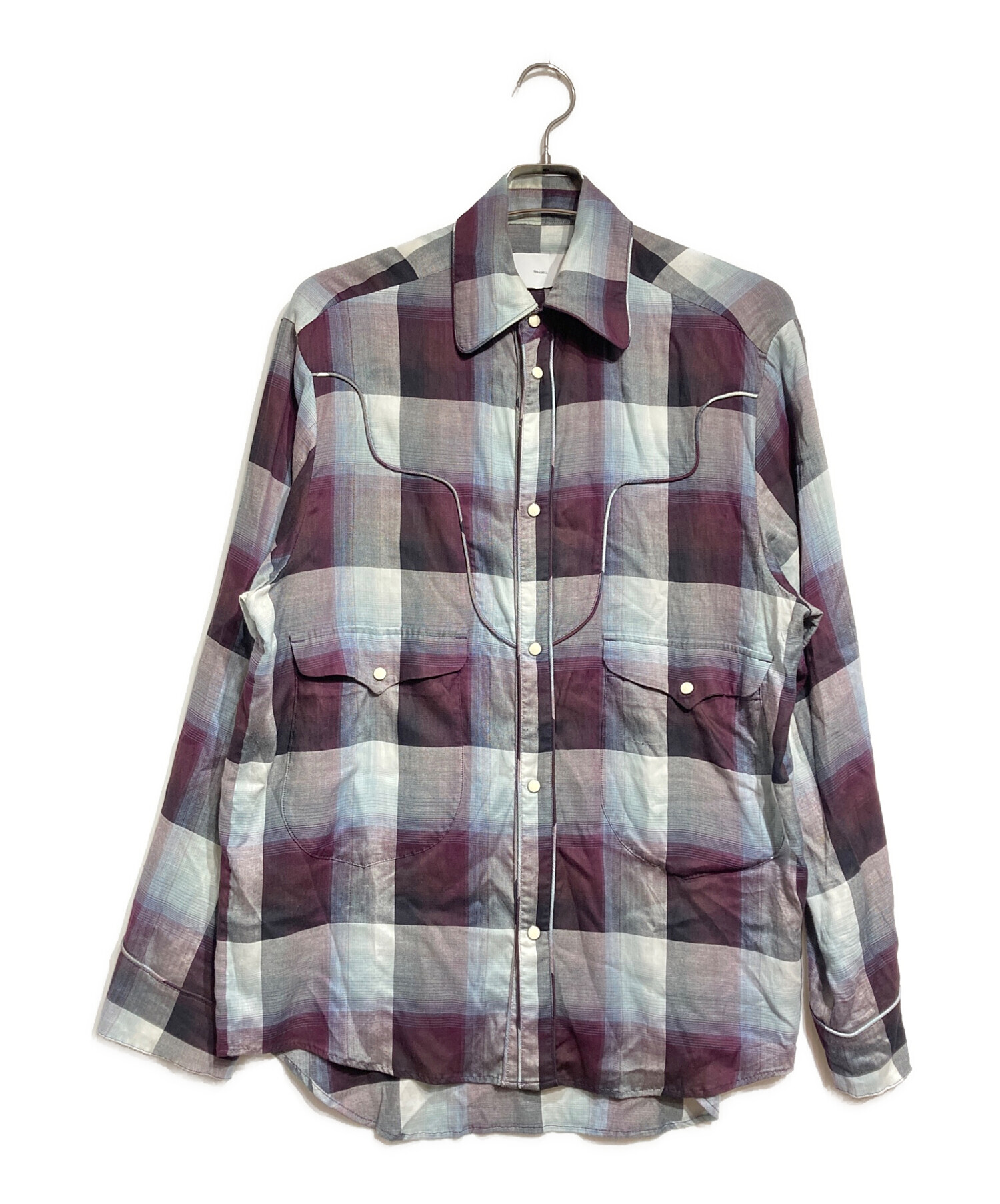 SUGARHILL オンブレチェックシャツ　ウエスタンシャツ 中古・古着通販】SUGARHILL (シュガーヒル) OMBRE WESTERN SHIRT