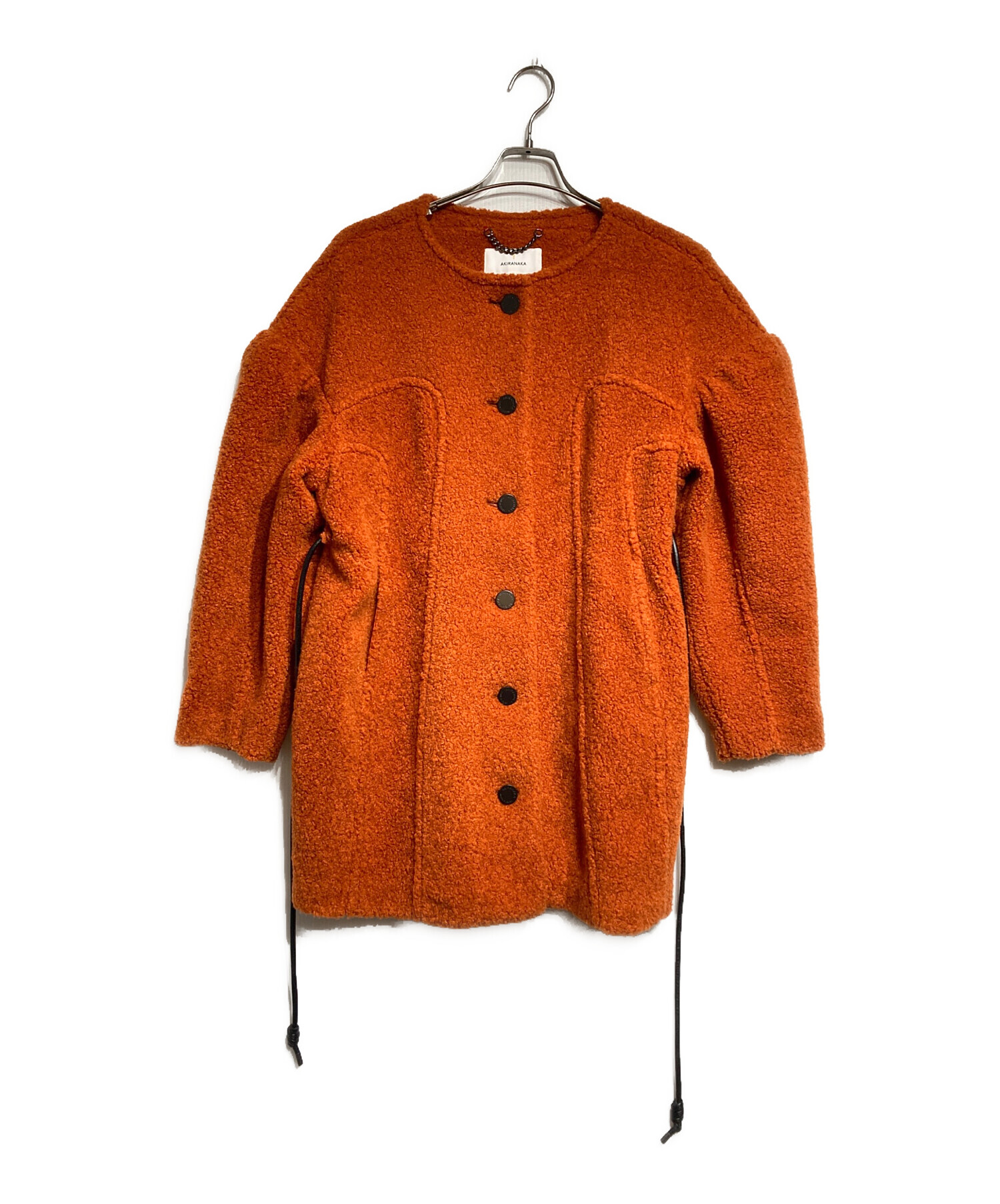 アナイ キカレーススタンドネックブラウス 36 レディース オレンジブラウン【中古品】【新入荷】〓 ANAYI - アナイ キカレーススタンドネックブラウス 36 レディース