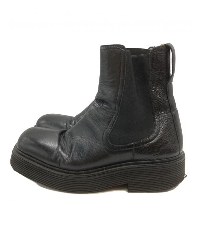 美品　マルニ　MARNI (37.5) ローファー　サイドゴア　スクエアトゥ 中古・古着通販】MARNI (マルニ) スクエアトゥサイドゴアブーツ/Square