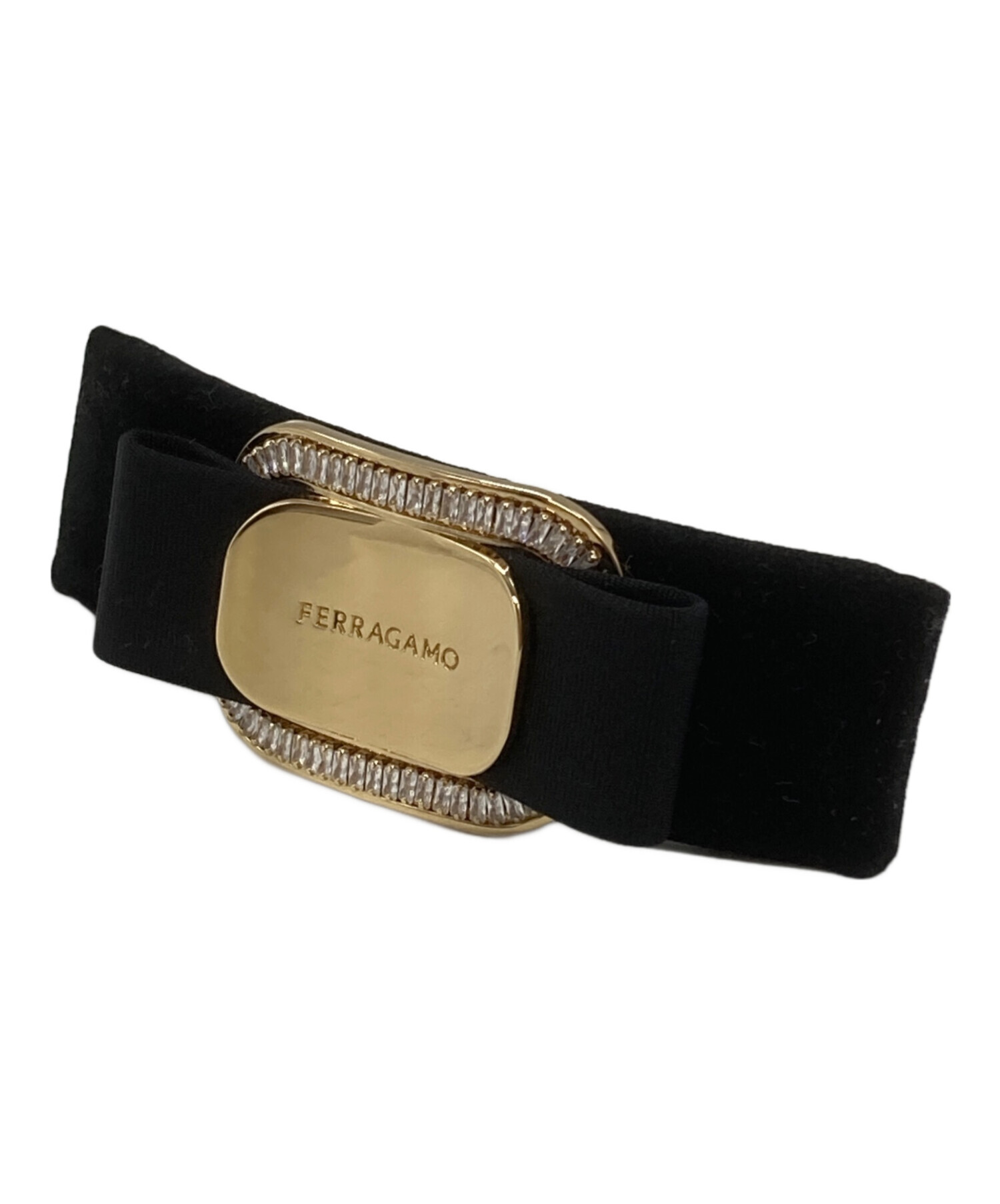 中古・古着通販】Ferragamo (フェラガモ) ヴァラビジューリボン