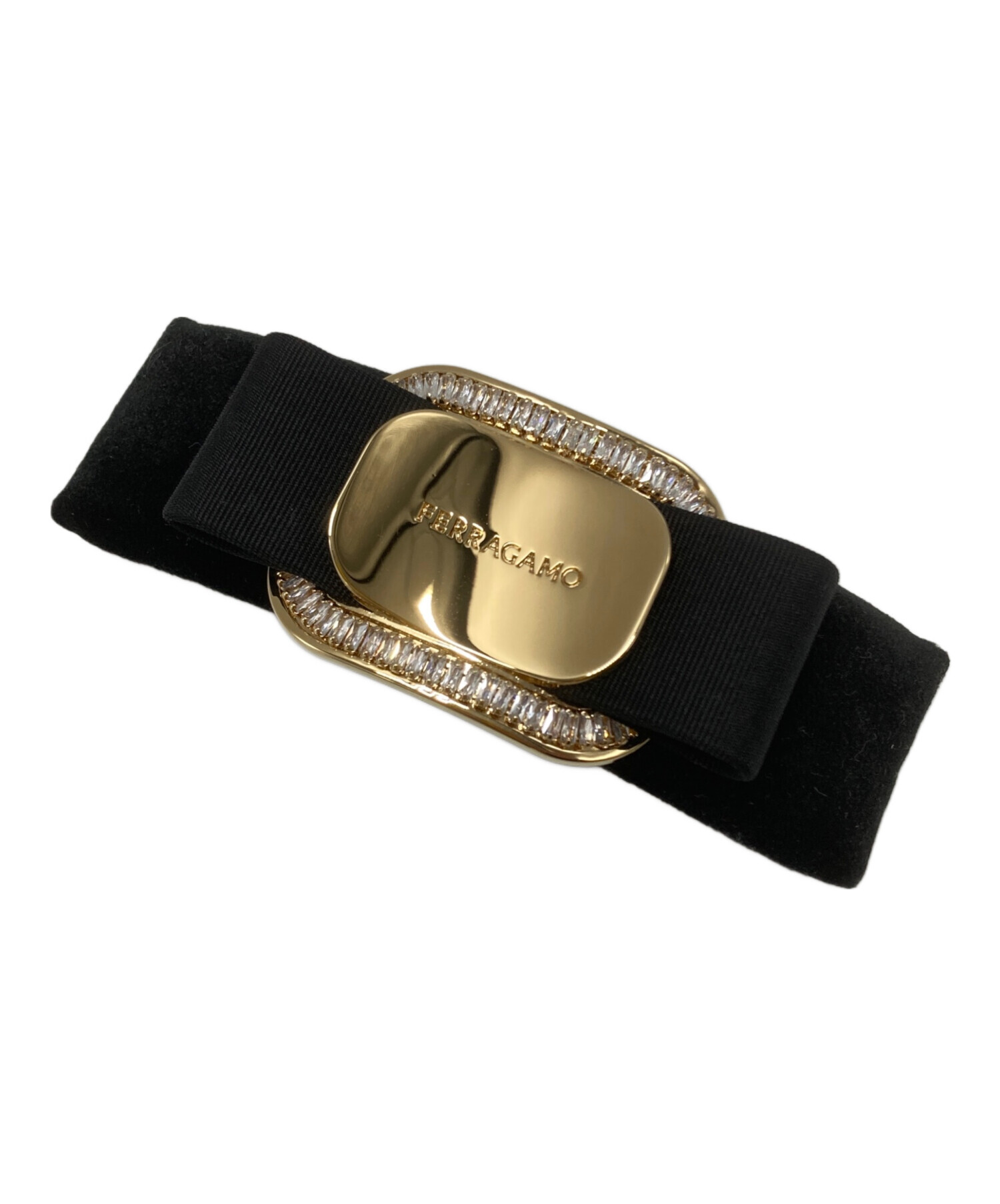 中古・古着通販】Ferragamo (フェラガモ) ヴァラビジューリボン