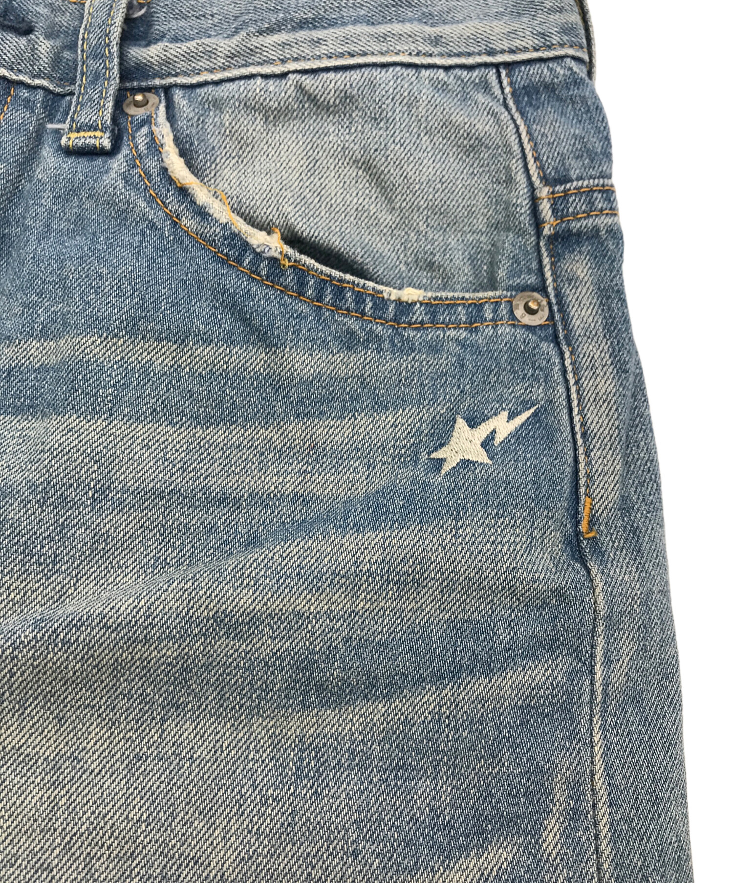 中古・古着通販】A BATHING APE (ア ベイシング エイプ) STONE WASHED