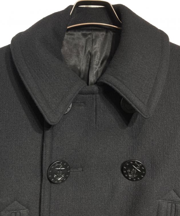 14AW ラグスマックレガー 10ボタン ロングPコート 黒 S 中古・古着通販】Rags McGREGOR (ラグスマックレガー) 10 BUTTONS PEA