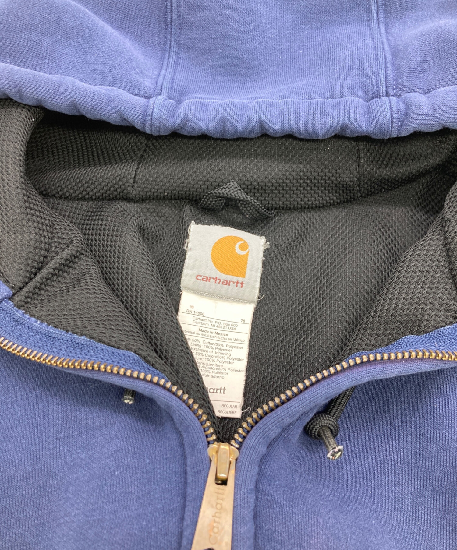 中古・古着通販】CarHartt (カーハート) ダブルフェイスジップパーカー