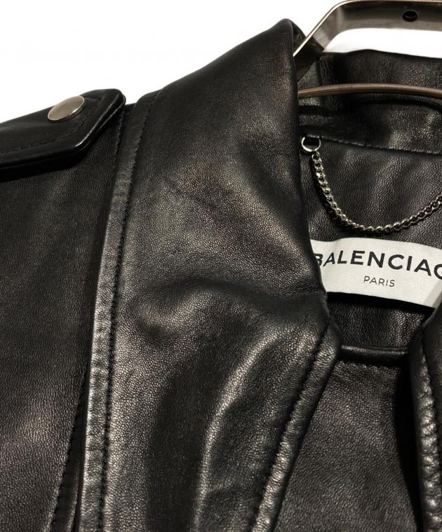 中古・古着通販】BALENCIAGA (バレンシアガ) ラムレザースカーフ
