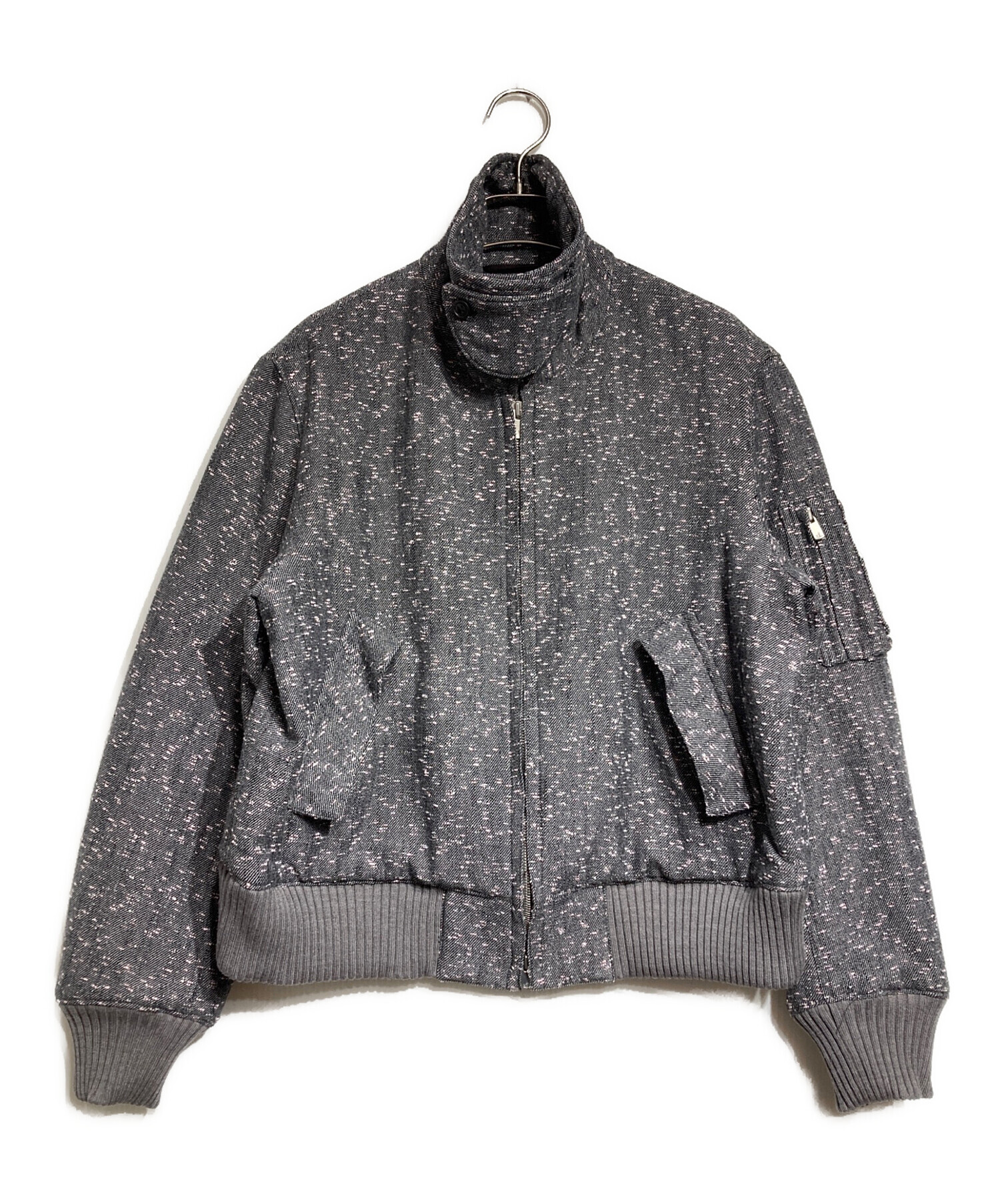 極美品 133,100円 SATORU SASAKI ツイード調トレンチコート 中古・古着通販】SATORU SASAKI (サトル ササキ) ツイードボンバー
