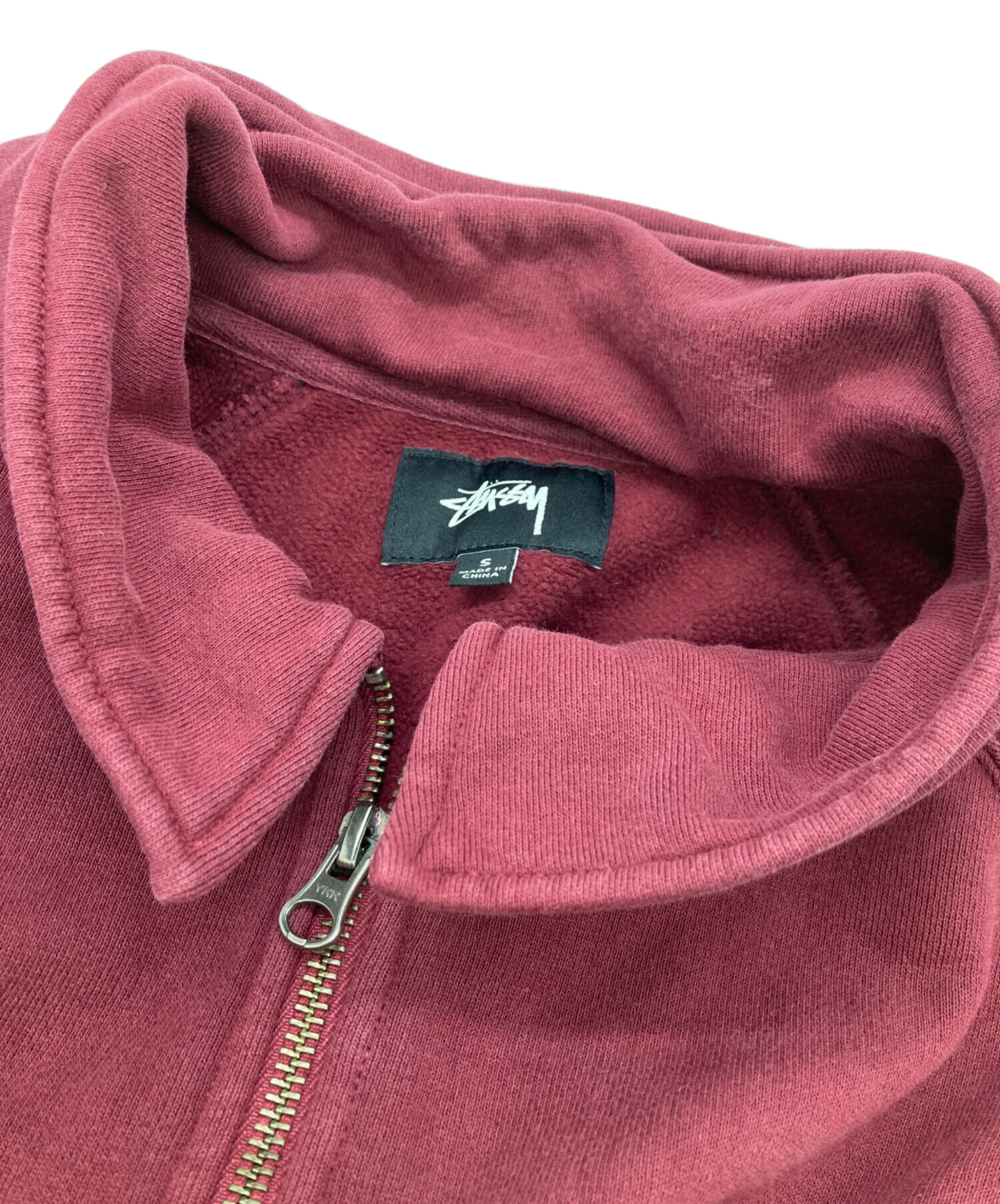 中古・古着通販】stussy (ステューシー) ハーフジップスウェット