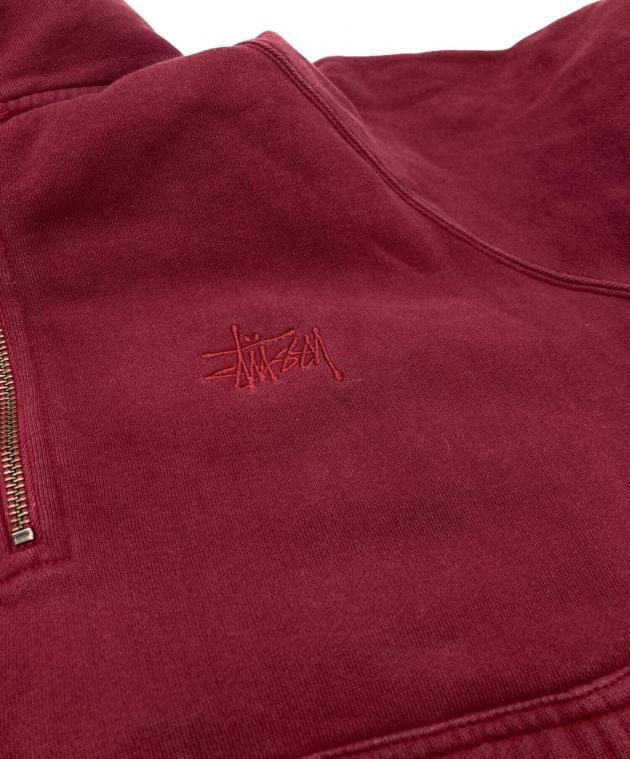 中古・古着通販】stussy (ステューシー) ハーフジップスウェット