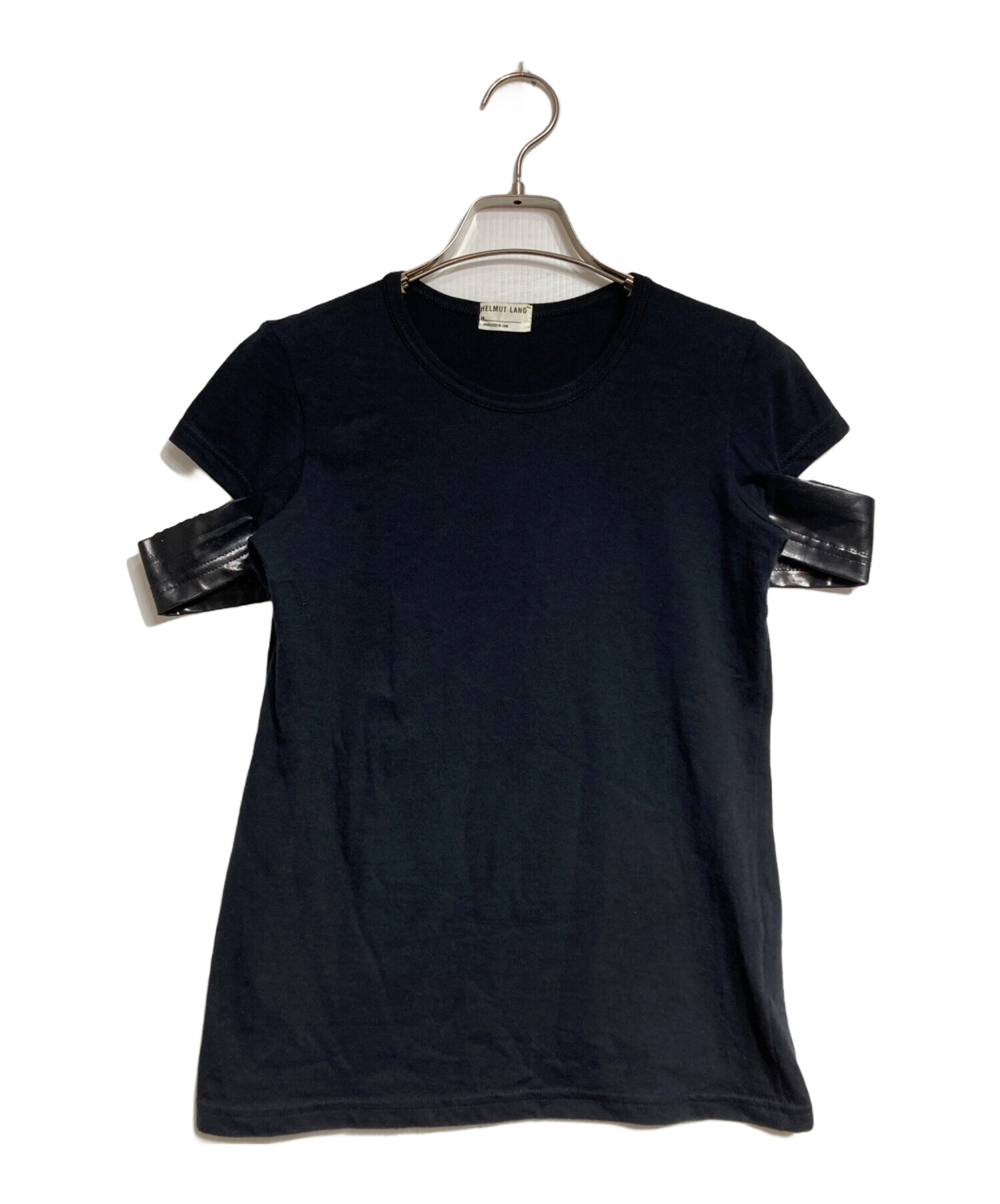 HELMUT LANG アーカイブ　カットアウト ストラップ Tシャツ 中古・古着通販】HELMUT LANG (ヘルムートラング) カットアウトアーム