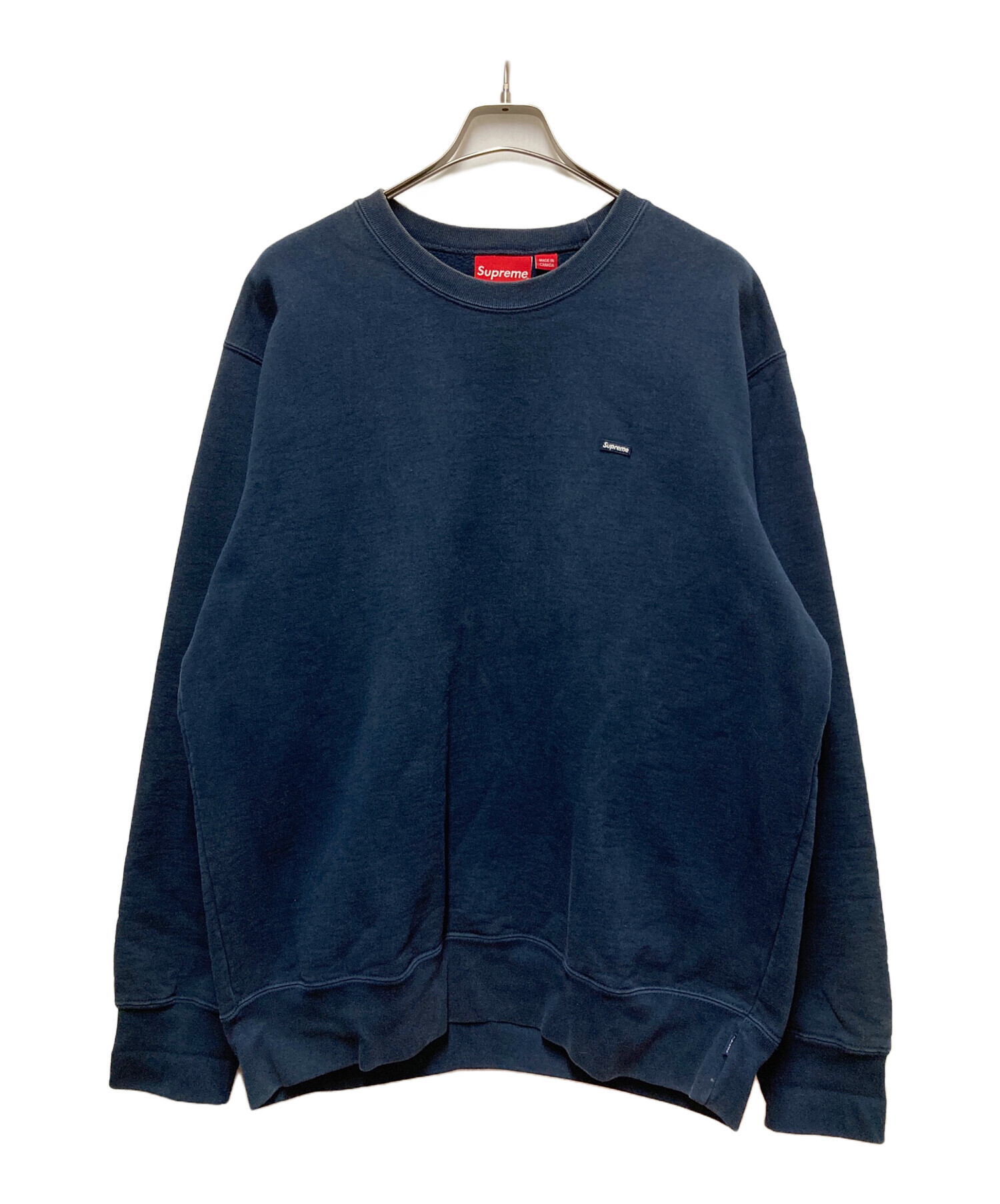 中古・古着通販】SUPREME (シュプリーム) small box crewneck ネイビー 