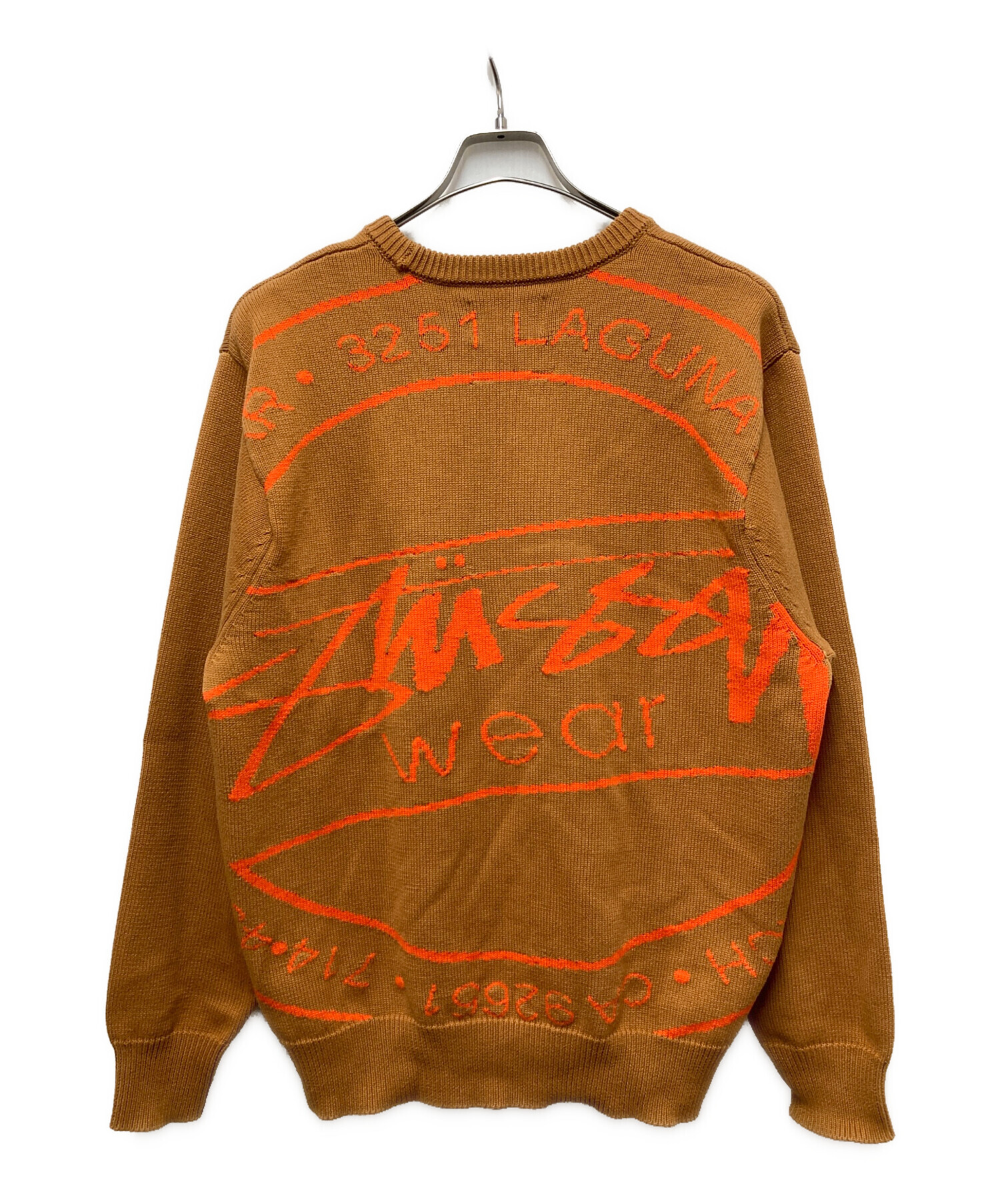 中古・古着通販】stussy (ステューシー) Laguna Icon Sweater ブラウン 