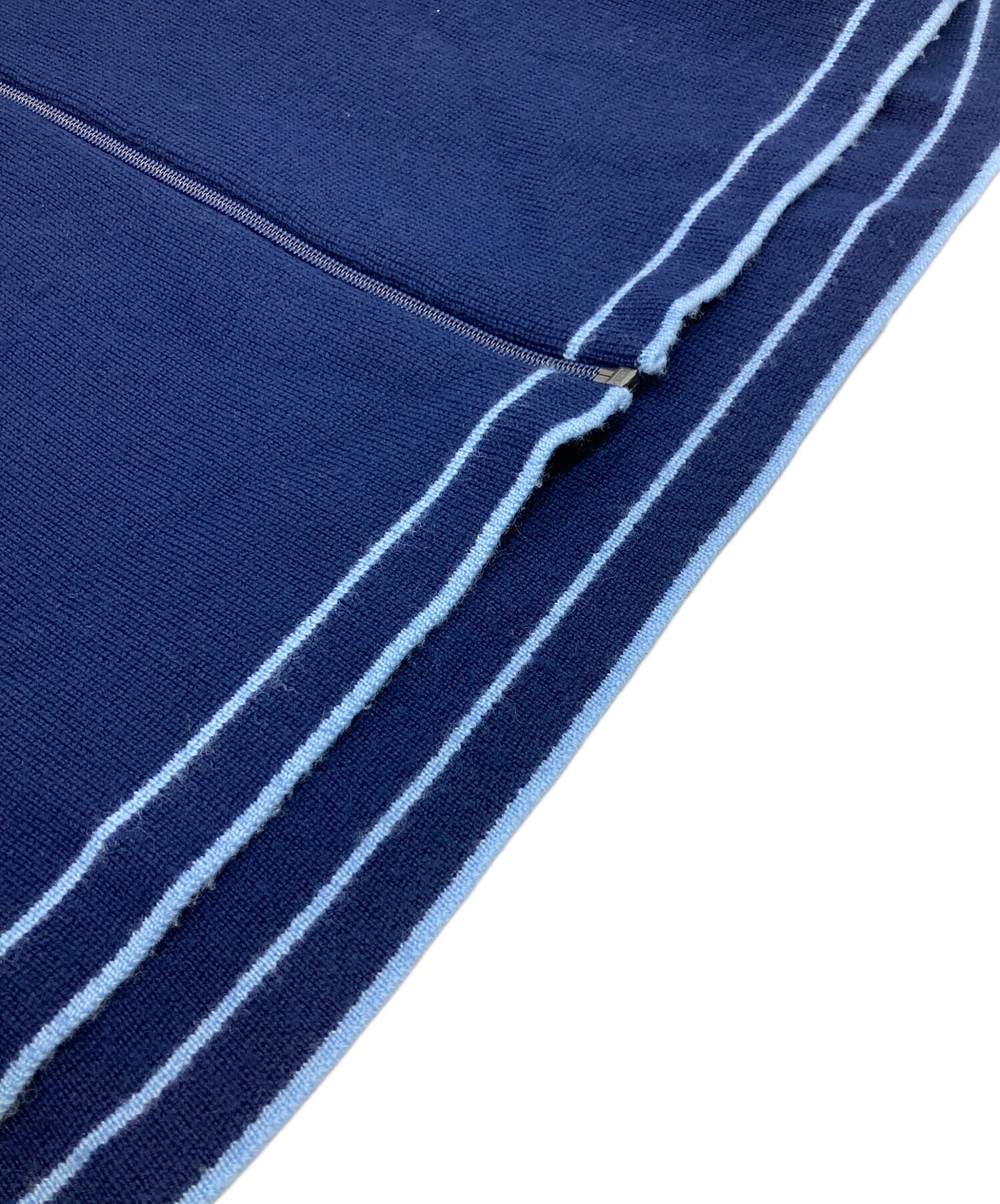 中古・古着通販】SUPREME (シュプリーム) Zip Polo Sweater ネイビー