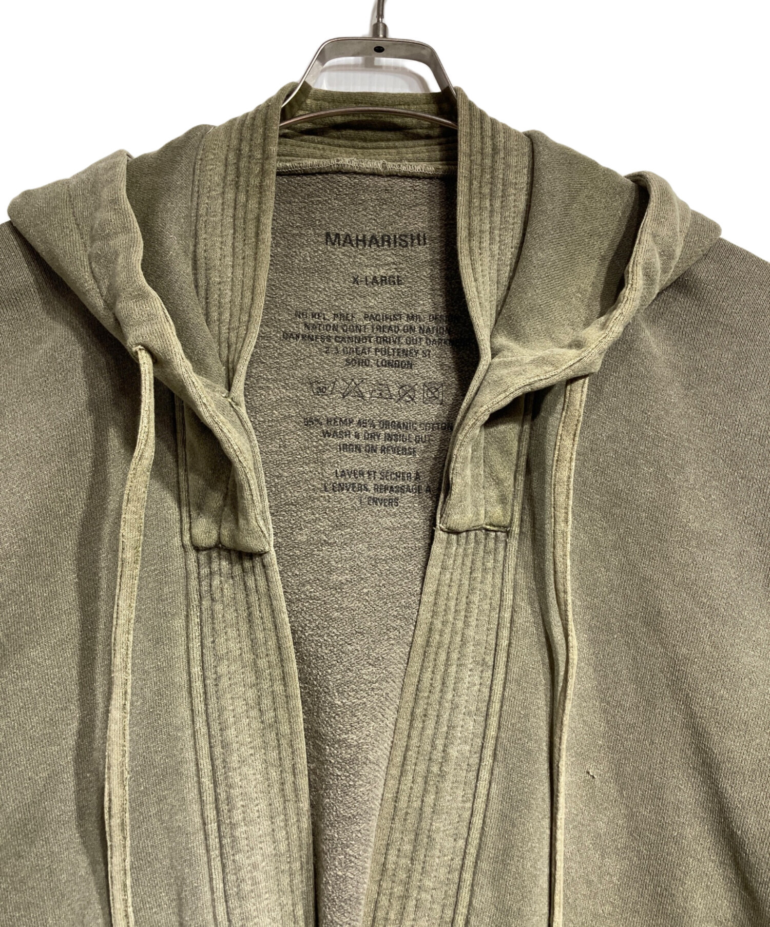 中古・古着通販】MAHARISHI (マハリシ) HAORIスウェットフーディー 