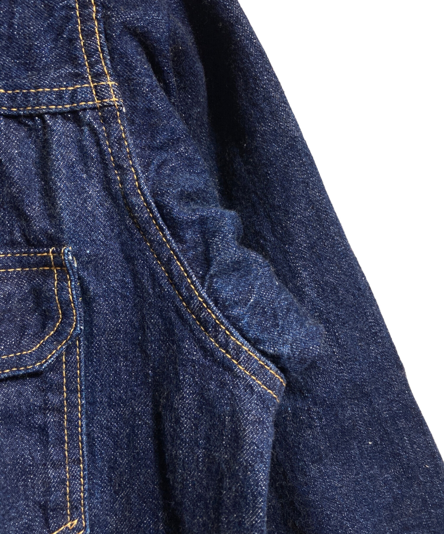 中古・古着通販】orSlow (オアスロウ) PLEATED FRONT COAT/プリン