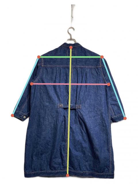 中古・古着通販】orSlow (オアスロウ) PLEATED FRONT COAT/プリン