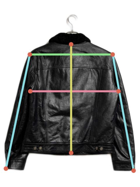 SAINT LAURENT レザージャケット 48 中古・古着通販】Saint Laurent Paris (サンローランパリ) ムートン