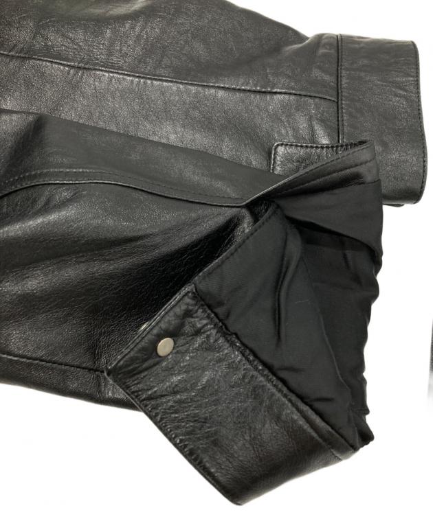SAINT LAURENT レザージャケット 48 中古・古着通販】Saint Laurent Paris (サンローランパリ) ムートン