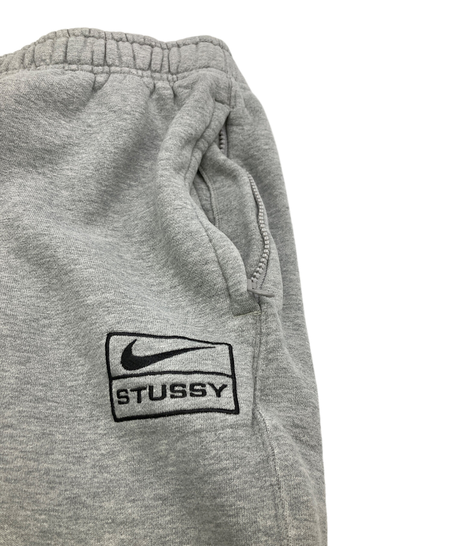 Nike Stussy スウェットパンツ Mサイズ グレー 中古・古着通販】NIKE (ナイキ) stussy (ステューシー) スウェット