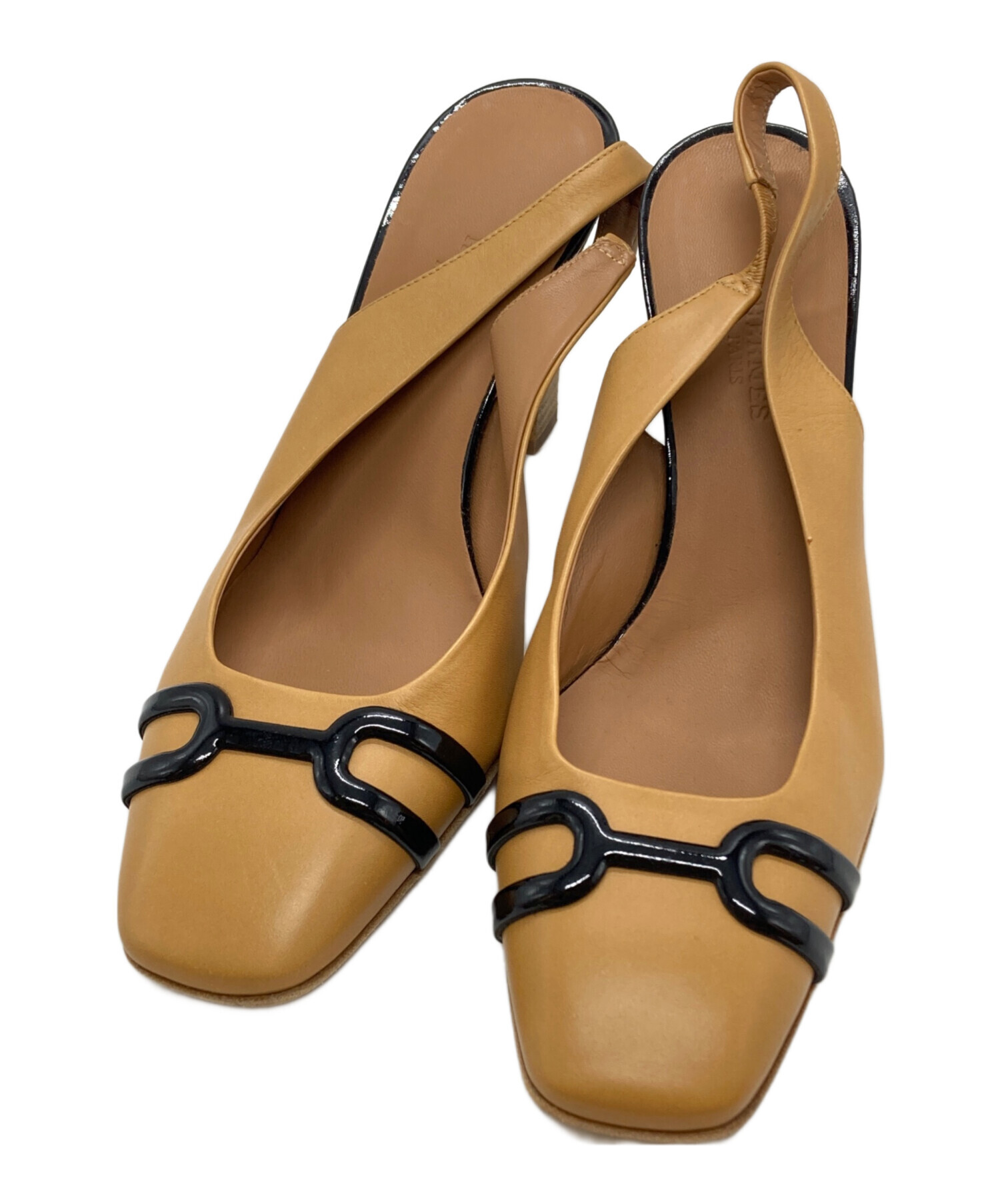 中古・古着通販】HERMES (エルメス) スリングバックヒールパンプス