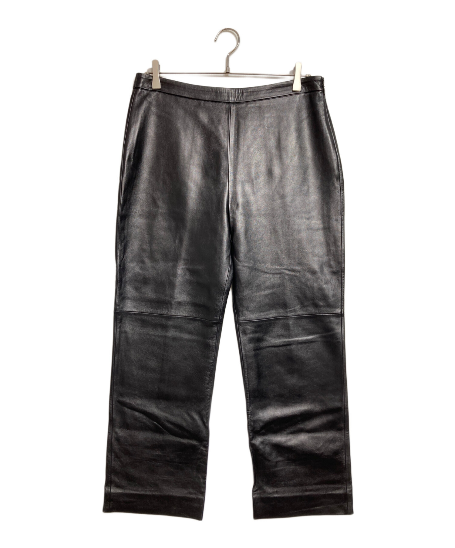 中古・古着通販】LOEWE (ロエベ) ラムレザーパンツ/Lambskin leather