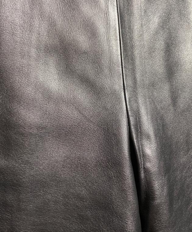 中古・古着通販】LOEWE (ロエベ) ラムレザーパンツ/Lambskin leather