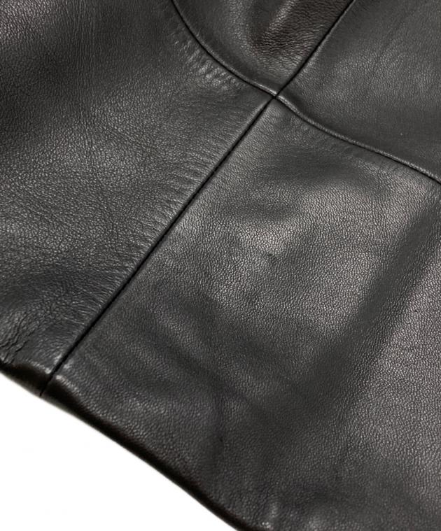 中古・古着通販】LOEWE (ロエベ) ラムレザーパンツ/Lambskin leather