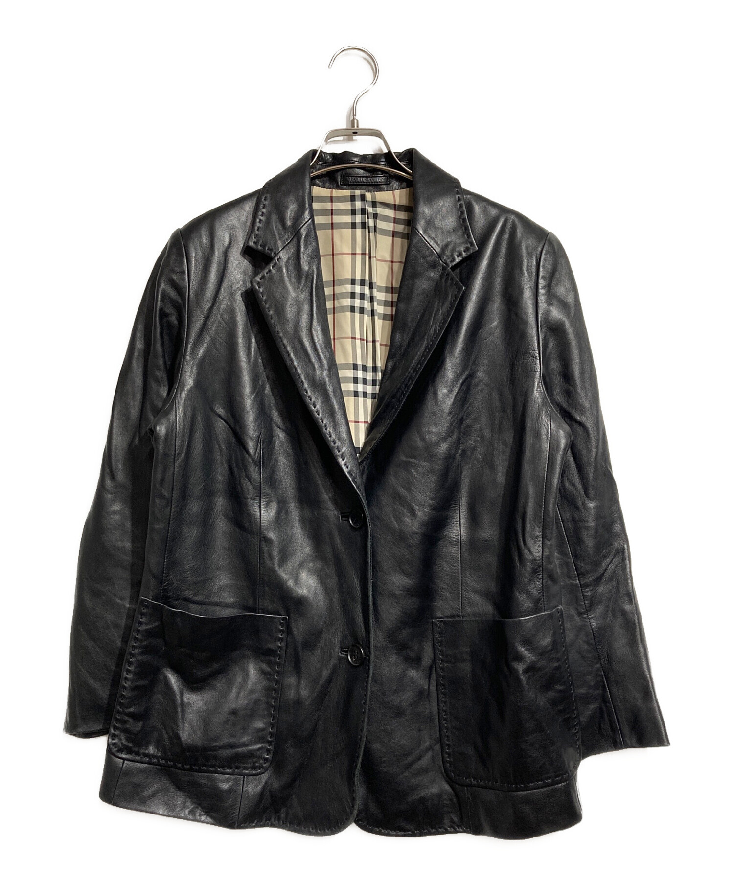 中古・古着通販】BURBERRY LONDON (バーバリーロンドン) ラムレザー