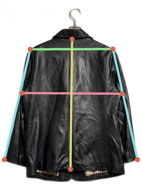 中古・古着通販】BURBERRY LONDON (バーバリーロンドン) ラムレザー