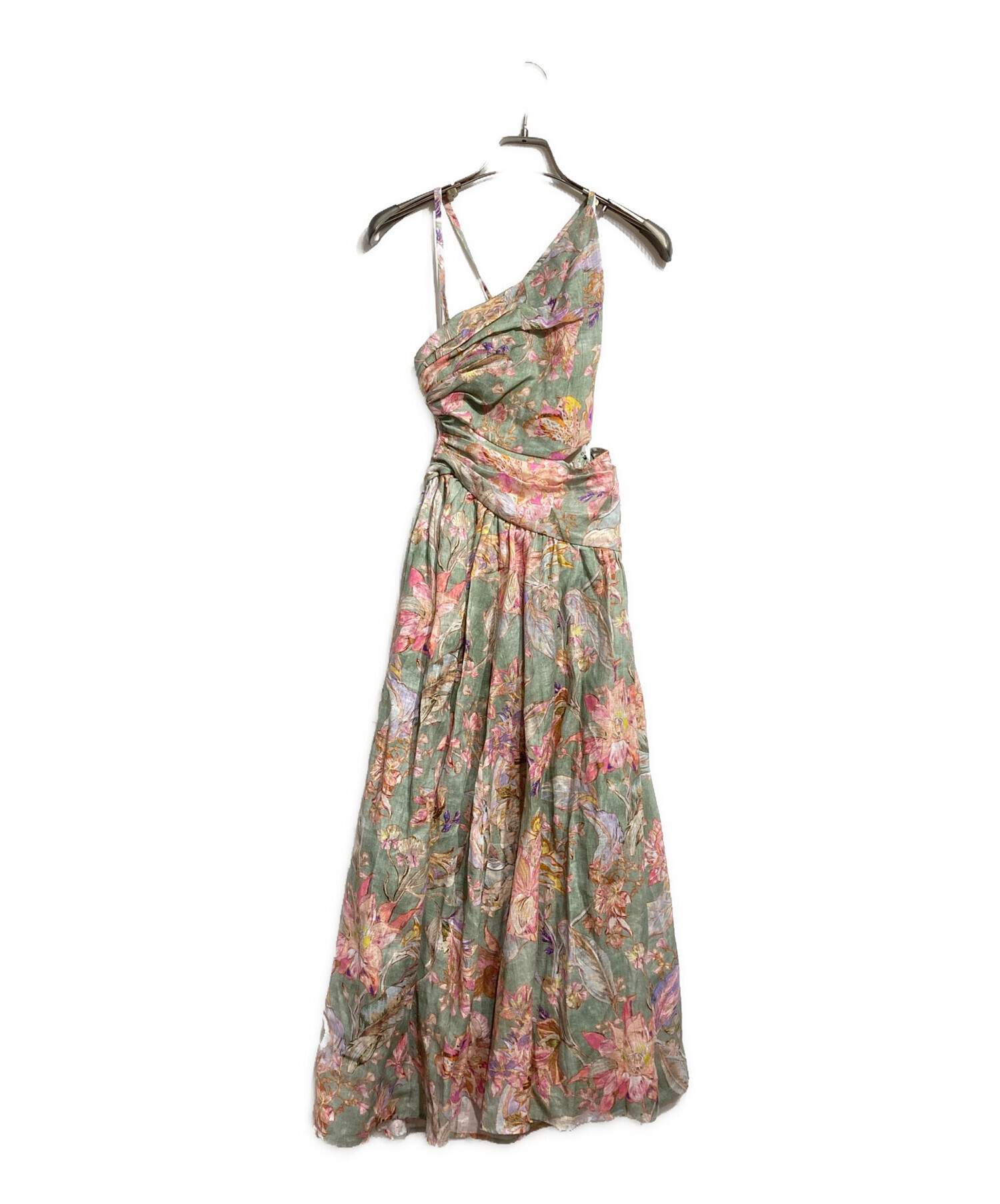 中古・古着通販】ZIMMERMANN (ジマーマン) 花柄リネンワンピース/Linen 