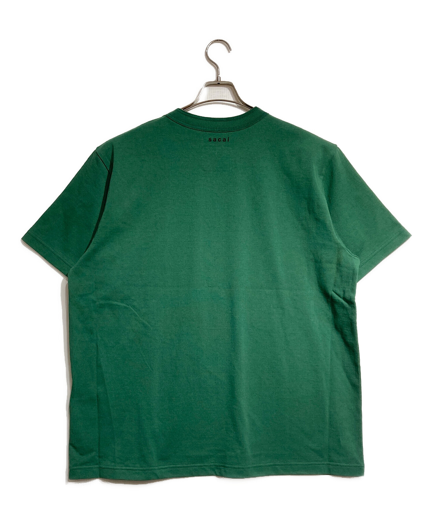 sacai 紺/緑 ラグランスリーブ Tシャツ 中古・古着通販】sacai (サカイ) Print T-Shirt/プリントTシャツ