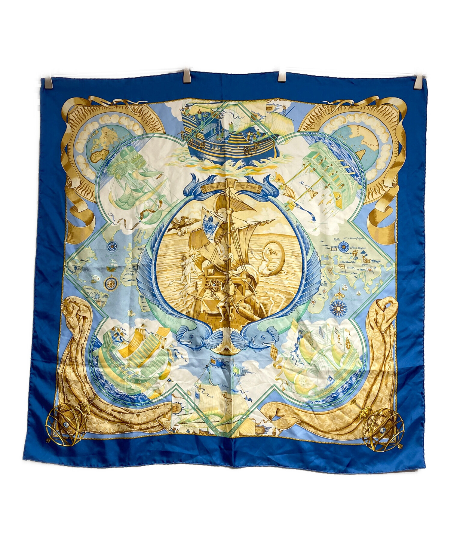 中古・古着通販】HERMES (エルメス) カレ90/au dela des cinq mers/5