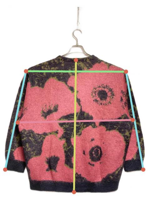 LAD MUSICIAN 19aw 花柄モヘアカーディガン 中古・古着通販】LAD MUSICIAN (ラッドミュージシャン) MOHAIR KNIT