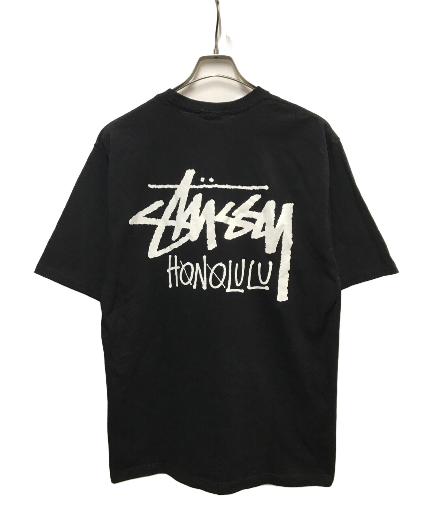 中古・古着通販】stussy (ステューシー) STOCK HONOLULU TEE ブラック