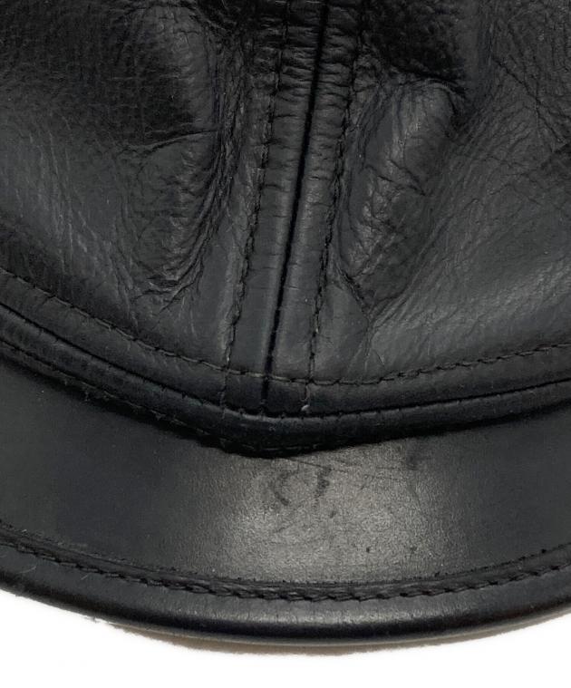 極美品　希少　ミスターファットマン　レザーハット　日本製　RRL　schott 中古・古着通販】MR FATMAN (ミスターファットマン) レザー