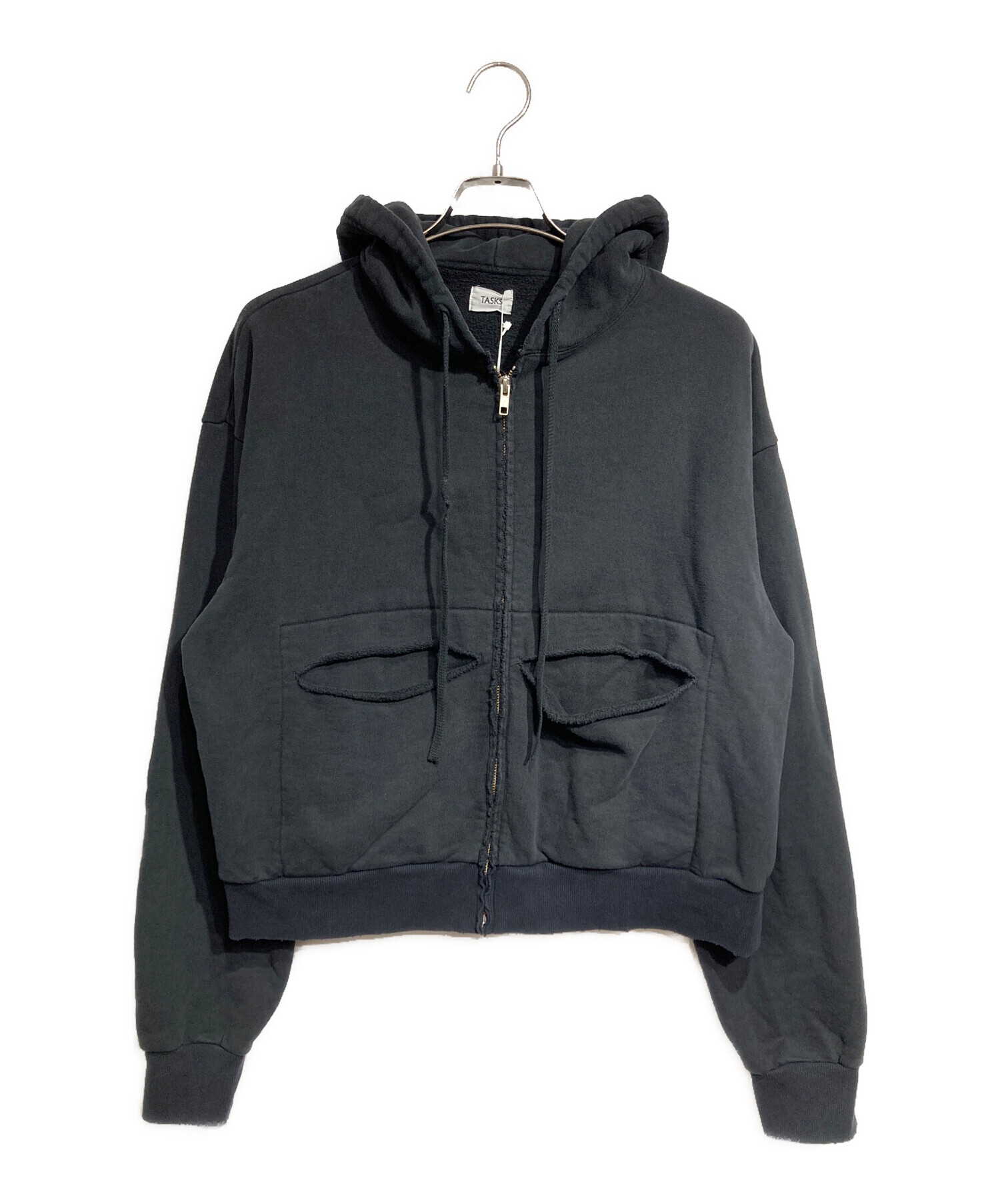 中古・古着通販】TASKS (タスク) ジップポケットダメージデザイン 