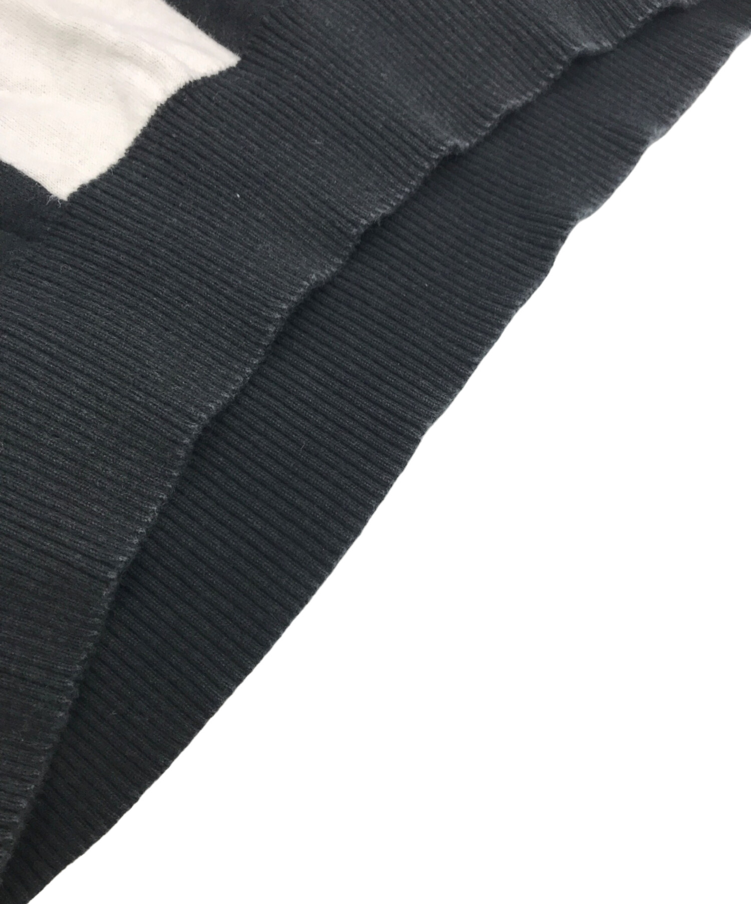 中古・古着通販】stussy (ステューシー) ニットポロシャツ ブラック 