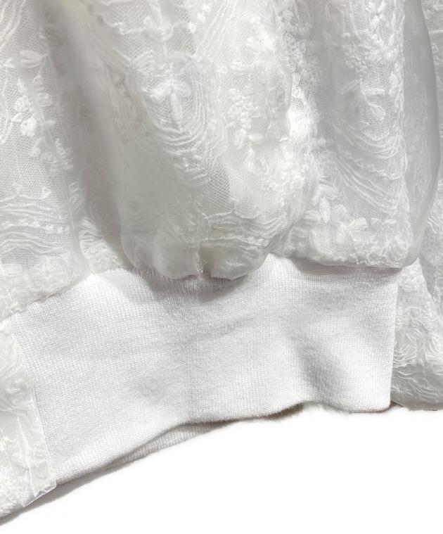ジャケット・アウター LAD MUSICIAN TULLE EMBROIDERY LACE MA-1 中古・古着通販】LAD MUSICIAN (ラッドミュージシャン) TULLE
