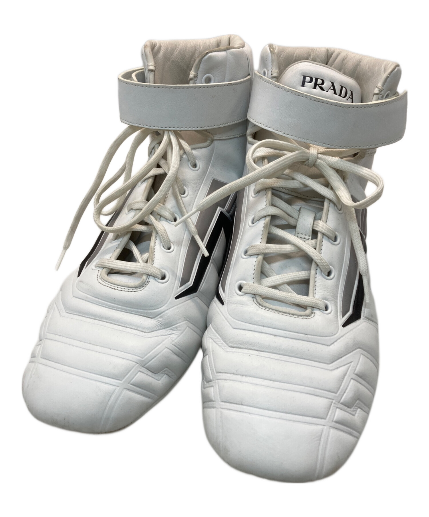 中古・古着通販】PRADA (プラダ) ハイトップスニーカー/High-top