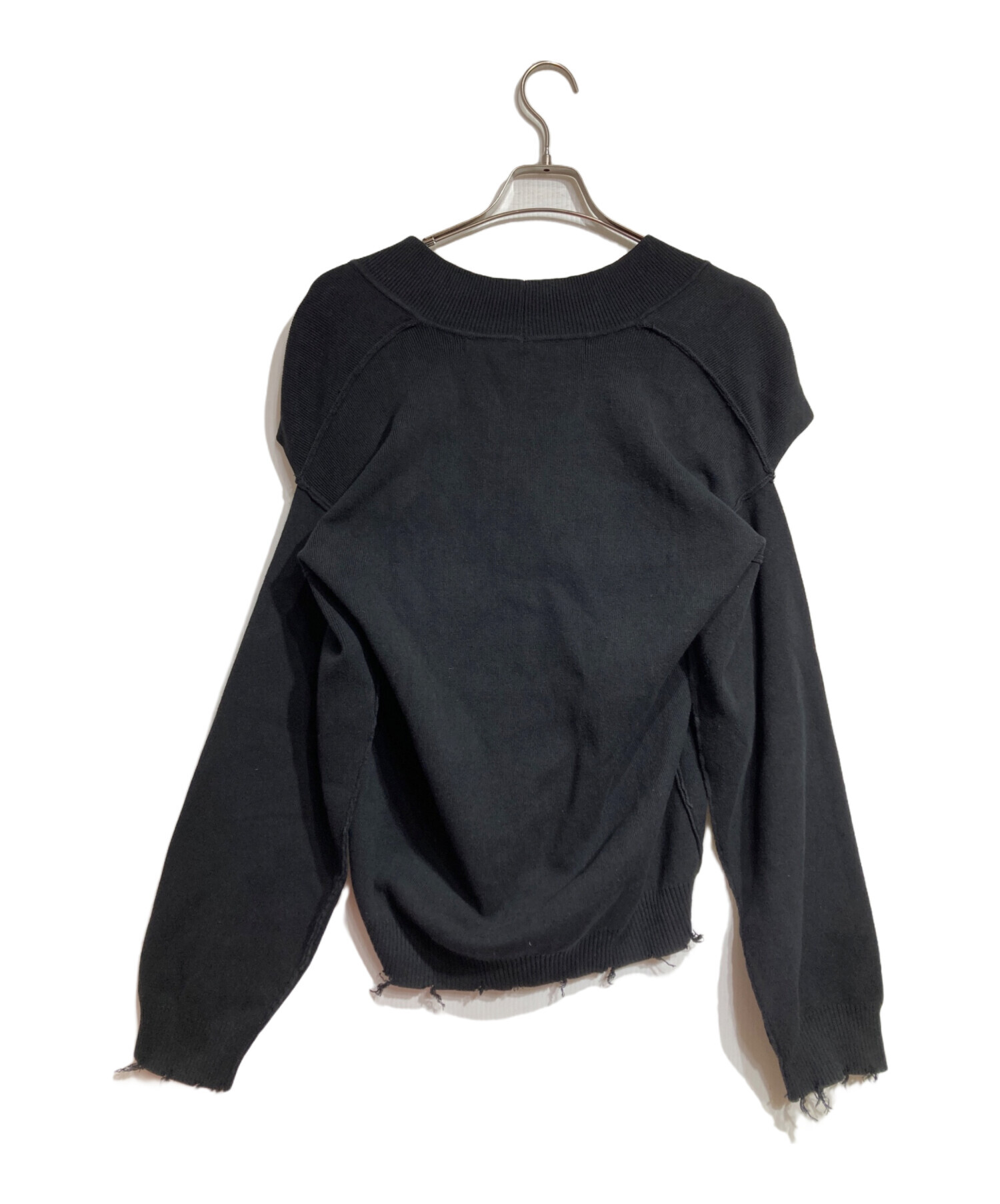 A　PERVERZEニットカーディガン PERVERZE＞TWIN LAYERED KNIT CARDIGAN/カーディガン