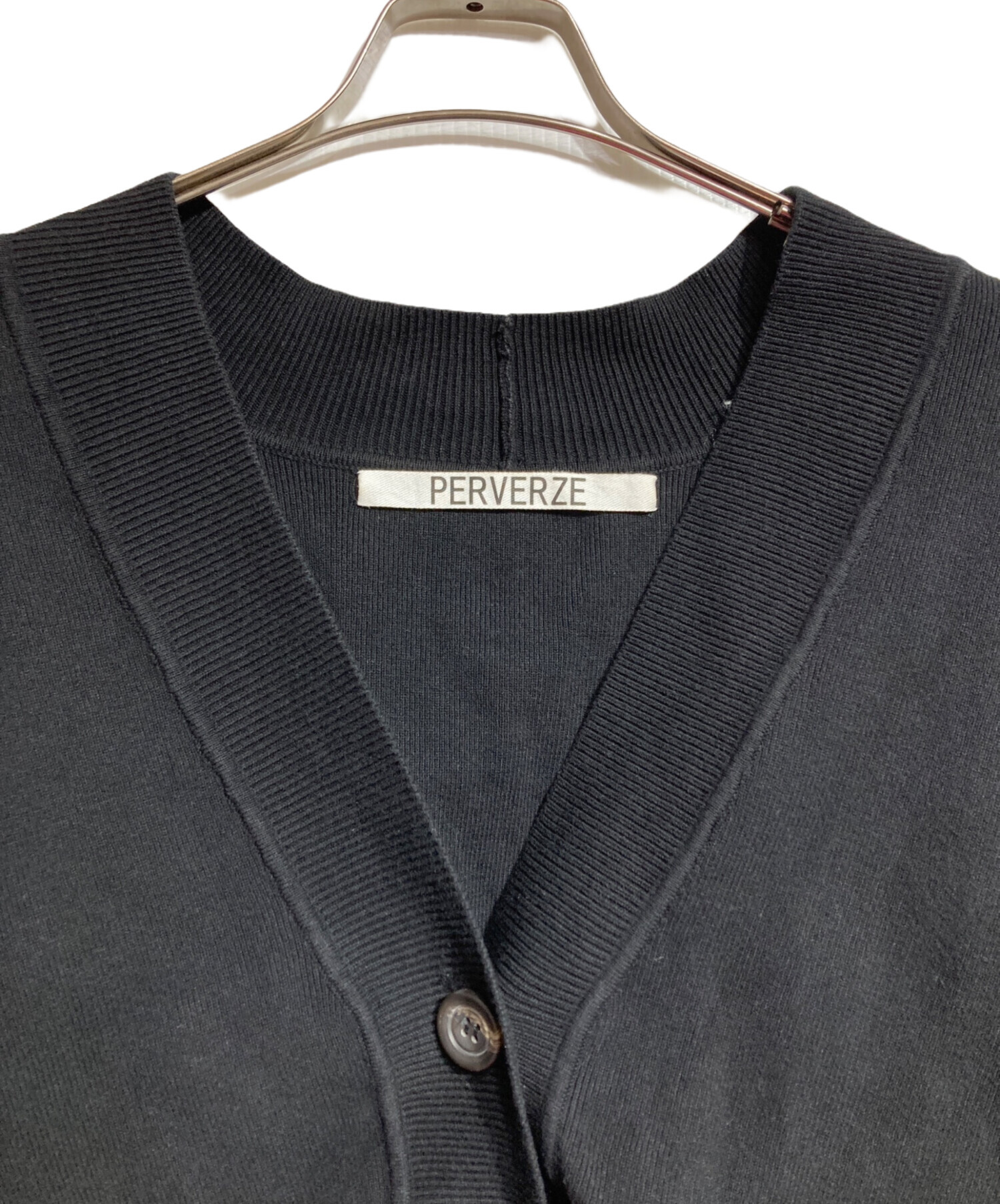 【最終値下げ】PERVERZE スリットカーディガン セール】Wide Slit Cardigan（ニット/セーター）｜PERVERZE