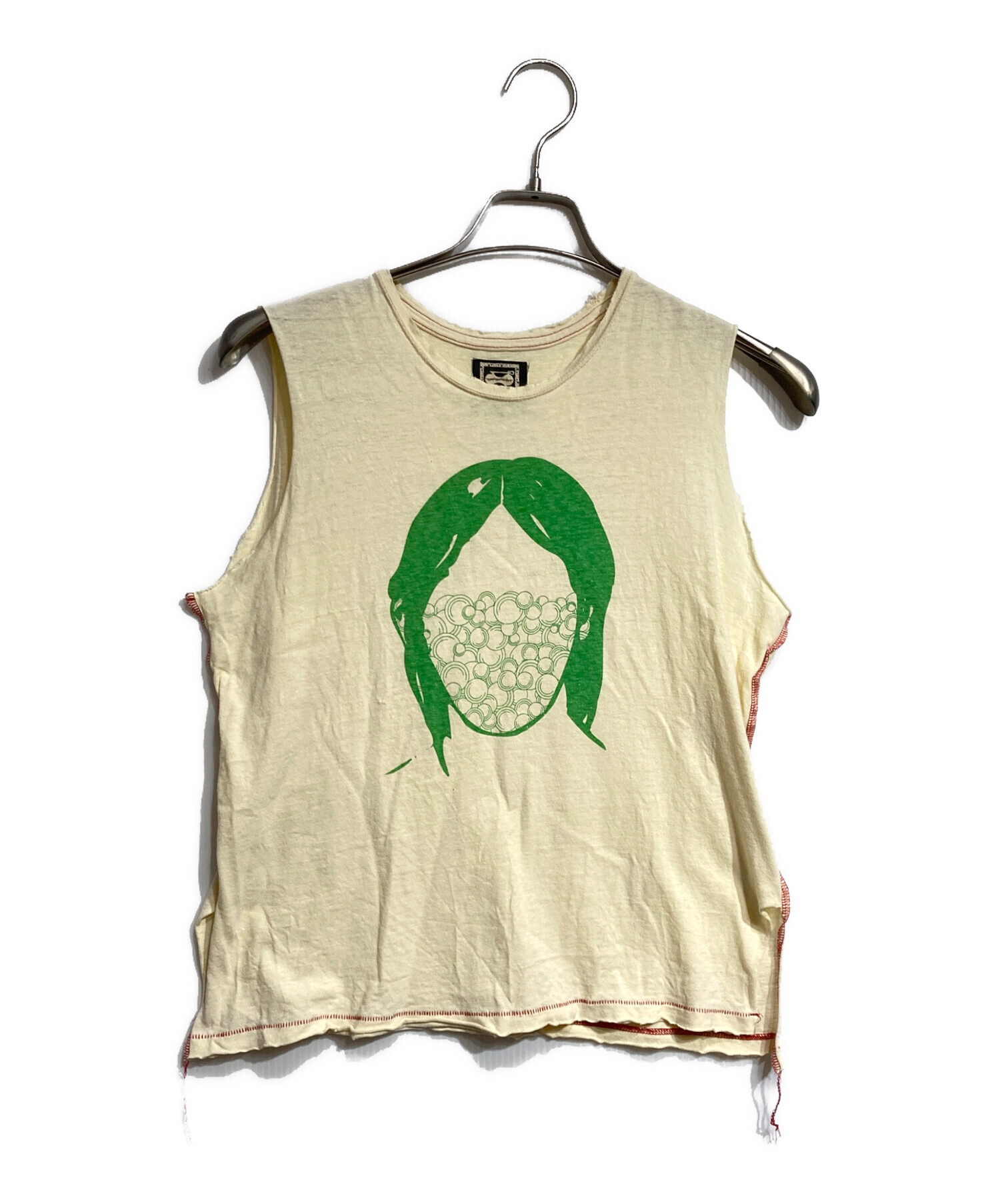アンダーカバー 民族柄 ノースリーブTシャツ scab期　undercover 中古・古着通販】UNDERCOVER (アンダーカバー) フェイスプリント