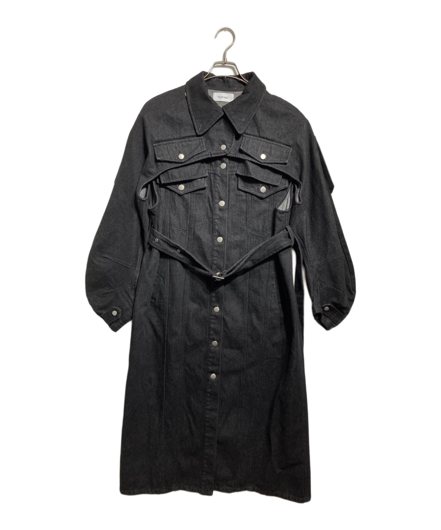 【定価2.2万】美品✨ Knuth Marf 3WAY デニム トレンチコート 中古・古着通販】knuth marf (クヌースマーフ) 3wayデニムトレンチ
