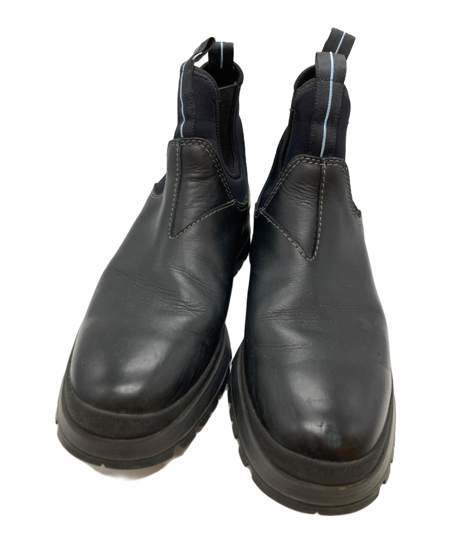 美品　プラダ　ブラックブーツ　ヴィンテージ 中古・古着通販】PRADA (プラダ) サイドゴアブーツ/Chelsea boots