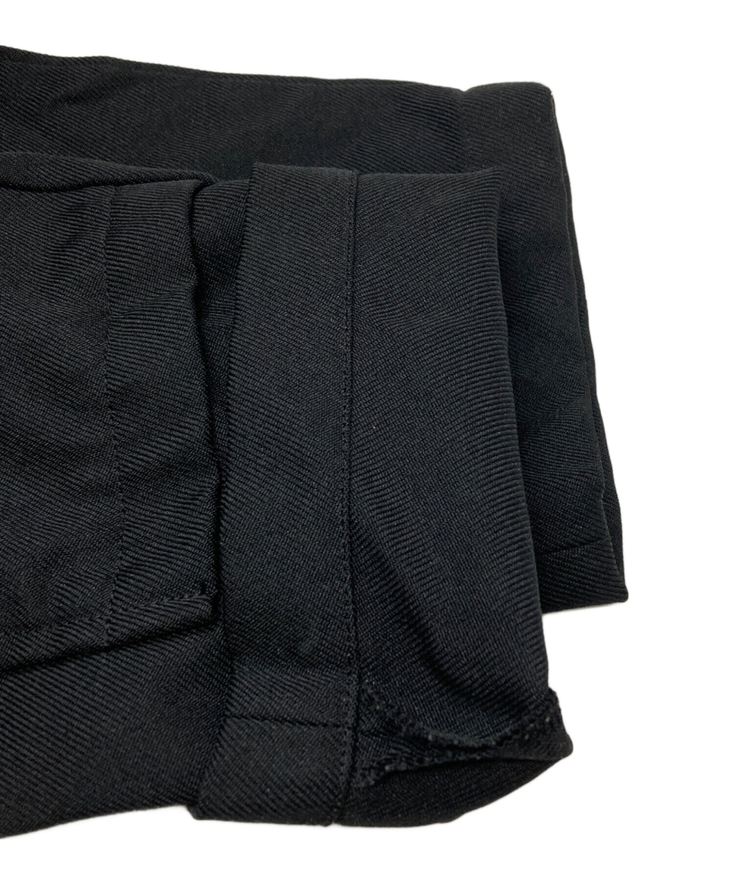 コムデギャルソン レイヤードパンツ　ドッキング　スラックス　　ショーツ　黒 中古・古着通販】BLACK COMME des GARCONS (ブラックコムデギャルソン