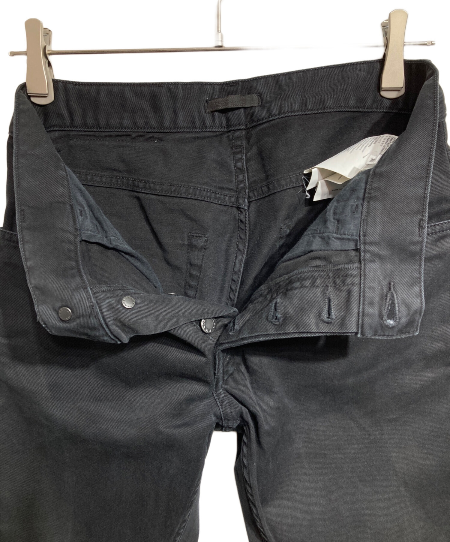 PRADA プラダ デニム テーパードフィット ブラック 31 PRADA BLACKDENIM プラダ ブラックデニム 31 5ポケット デニムジーンズ