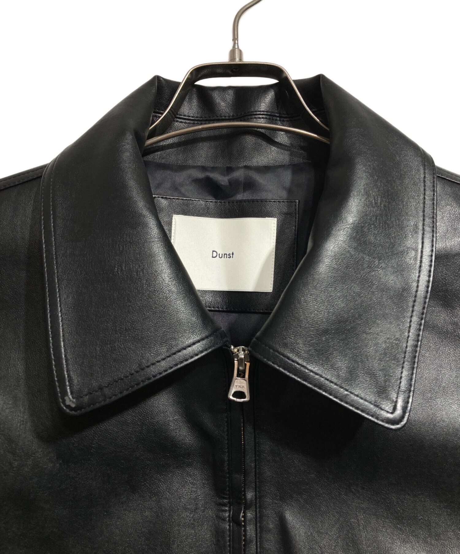 中古・古着通販】Dunst (ダンスト) VEGAN LEATHER ZIP-UP-BLOUSON