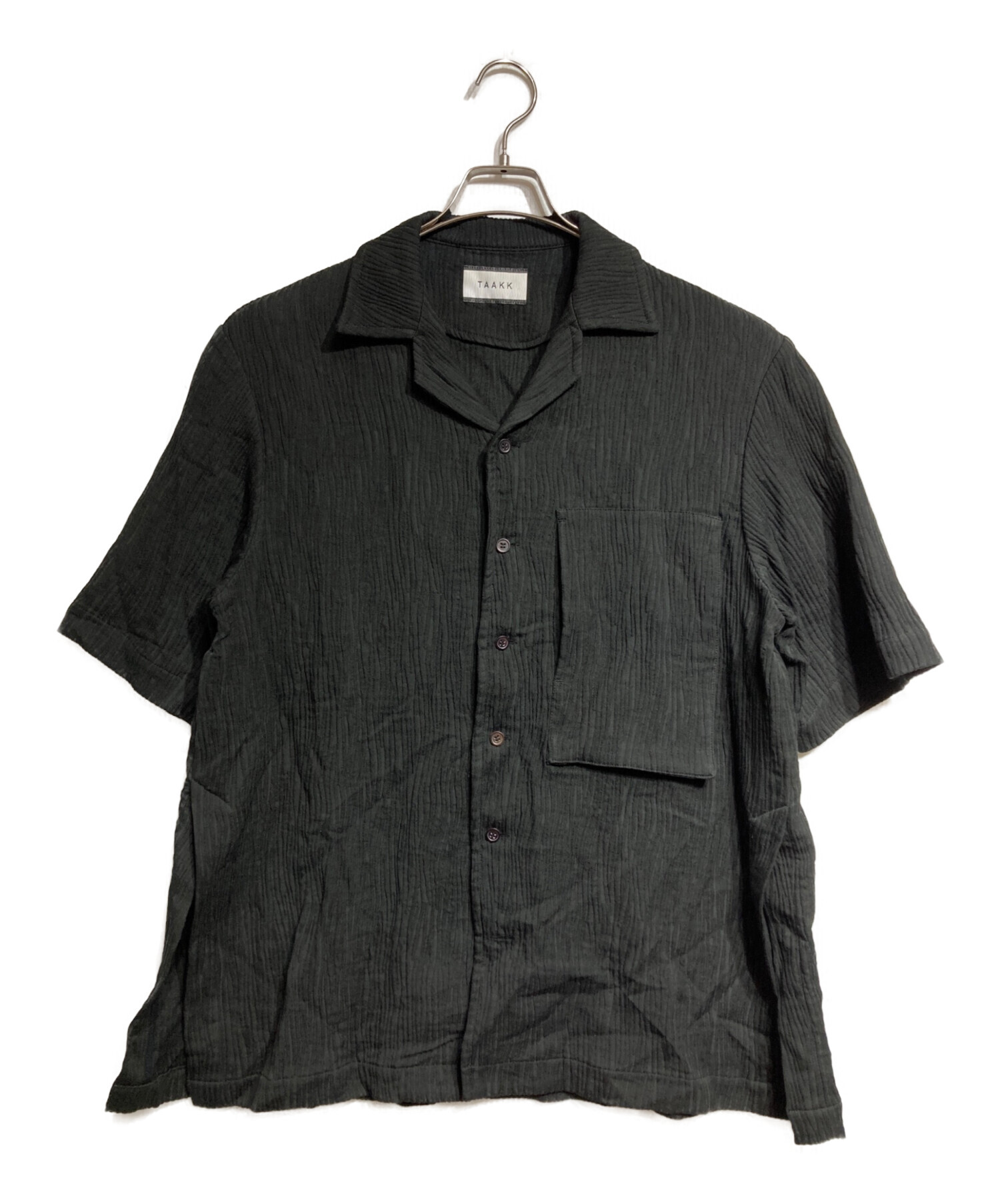 定価49,500円　TAAKK open collar shirt 中古・古着通販】TAAKK (ターク) OPEN COLLAR SHIRTS/オープンカラー